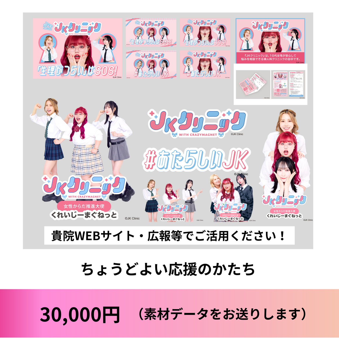 【公式デザイン素材（全13種）】30,000円