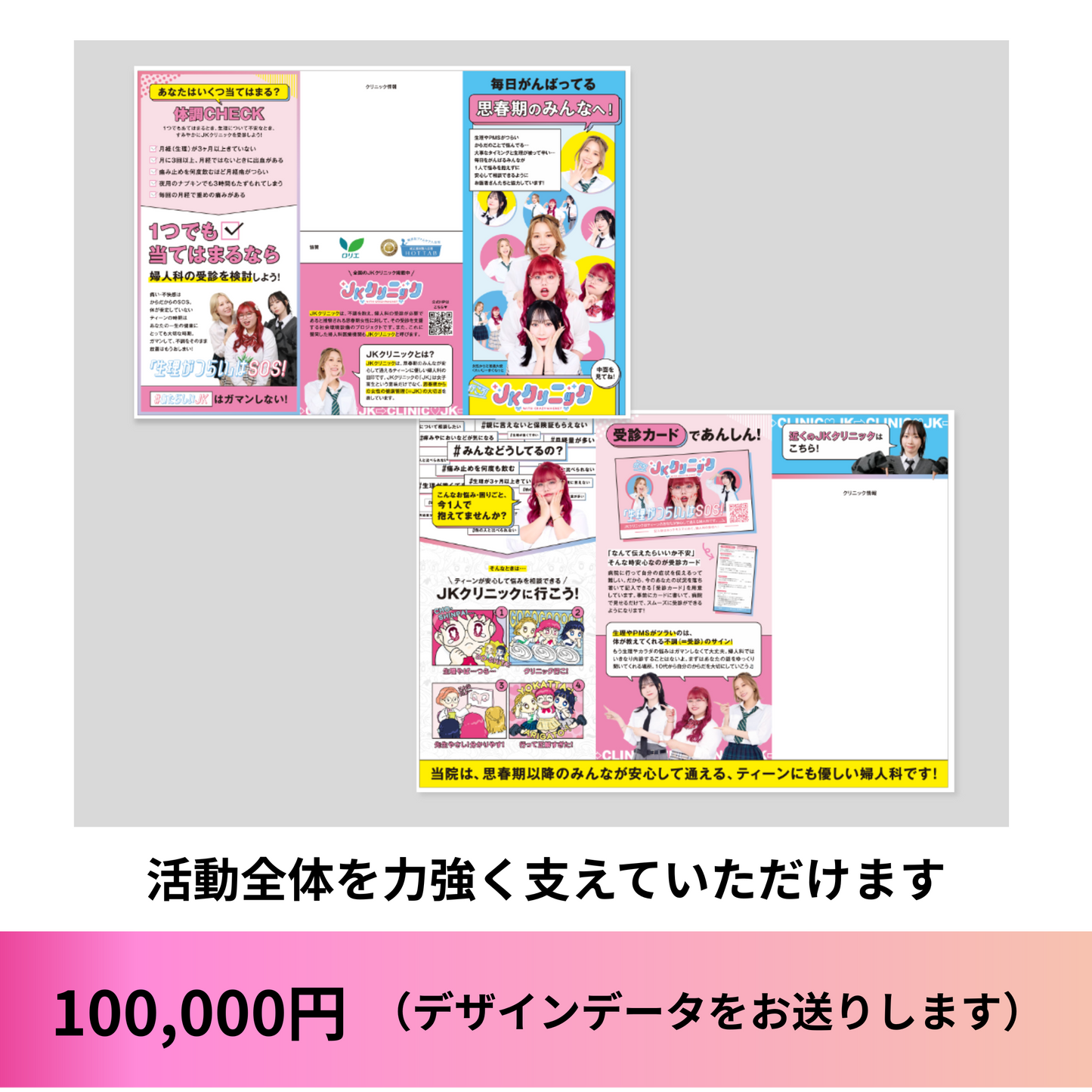 【公式リーフレットデザインデータ】100,000円